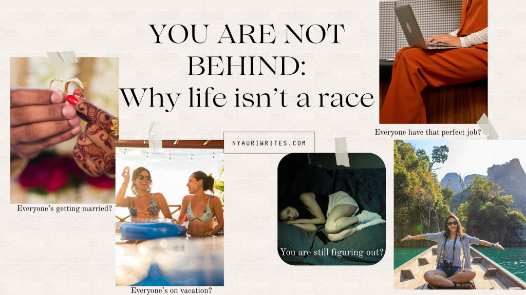 You are not behind